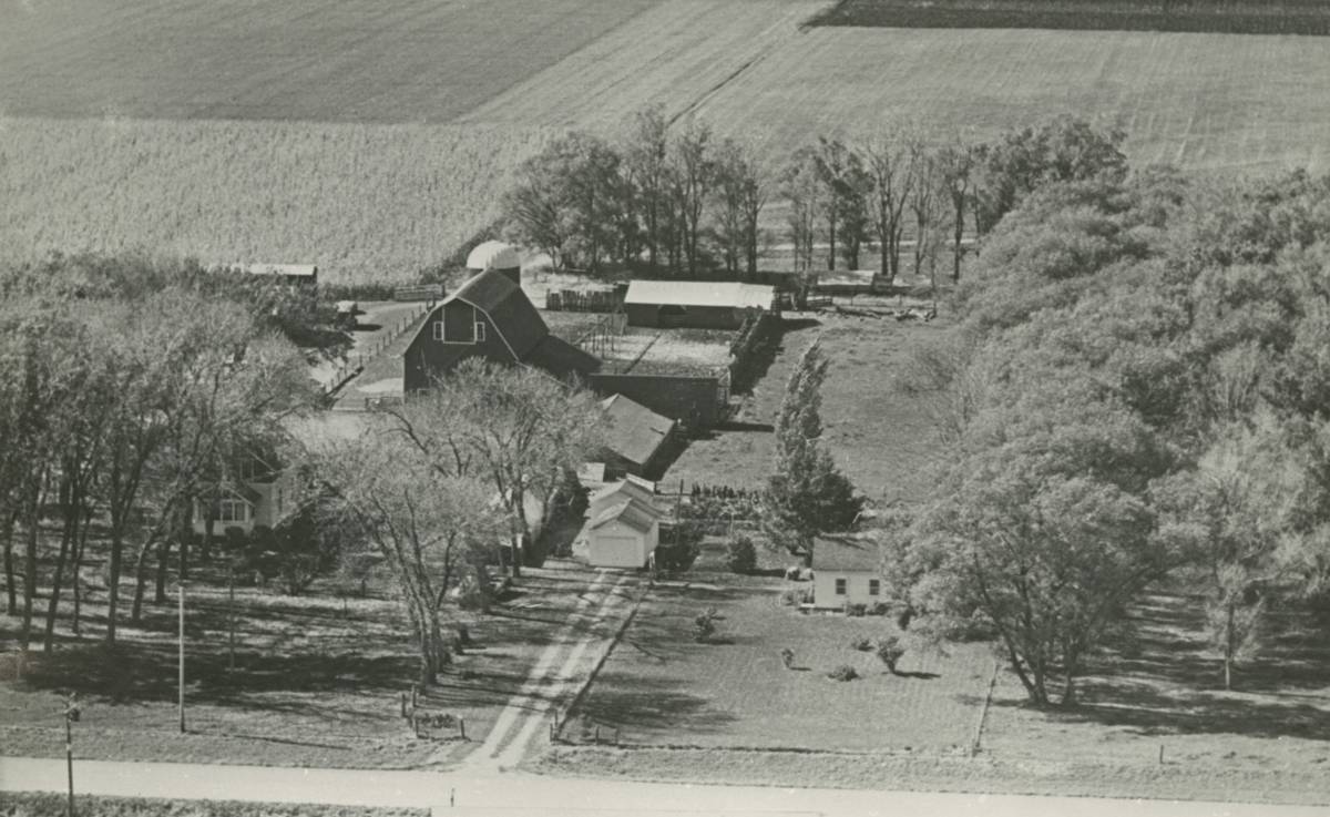 Ashlawn Farm, circa 1960.
